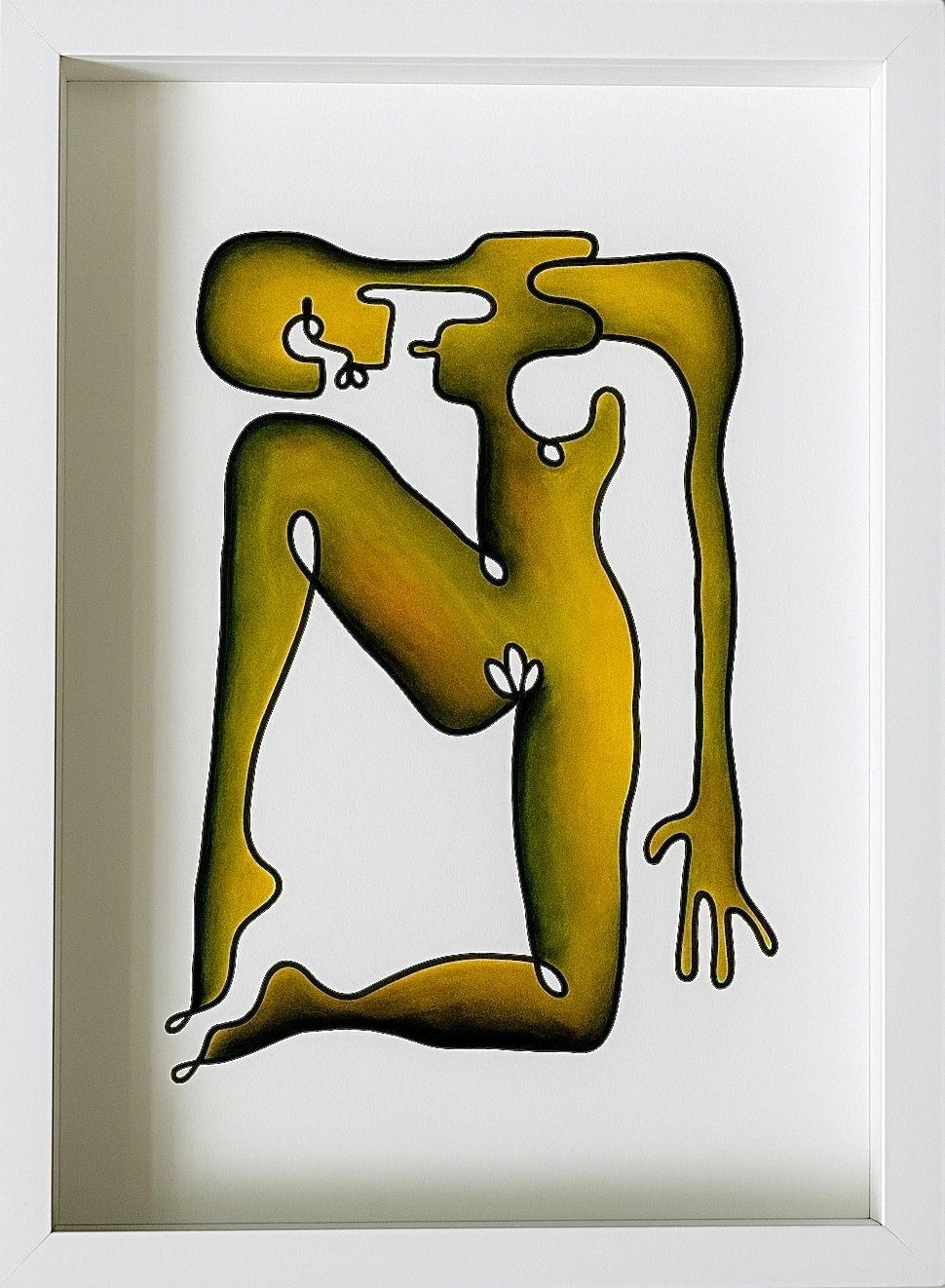 Moss Green woman Hesitation